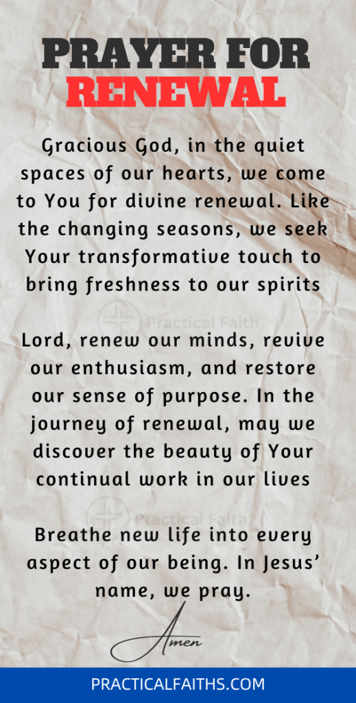 healing journey prayer