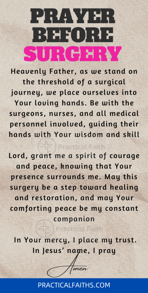 healing journey prayer