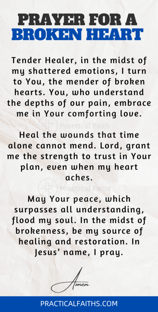 healing journey prayer