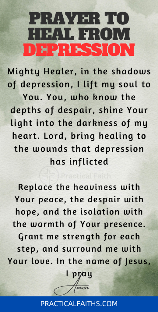 healing journey prayer