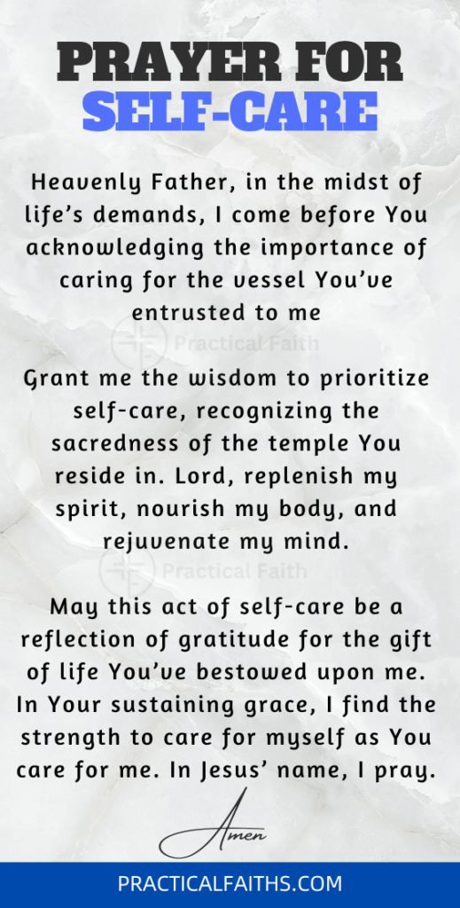 healing journey prayer