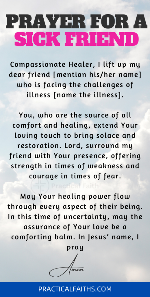 healing journey prayer