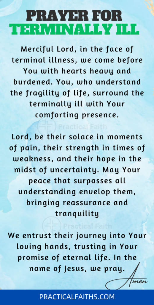 healing journey prayer