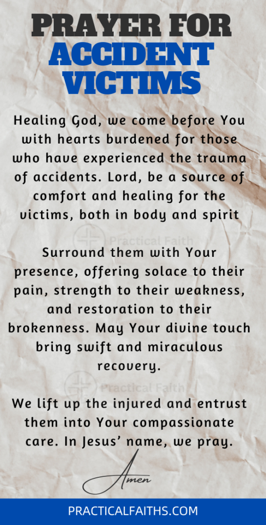 healing journey prayer