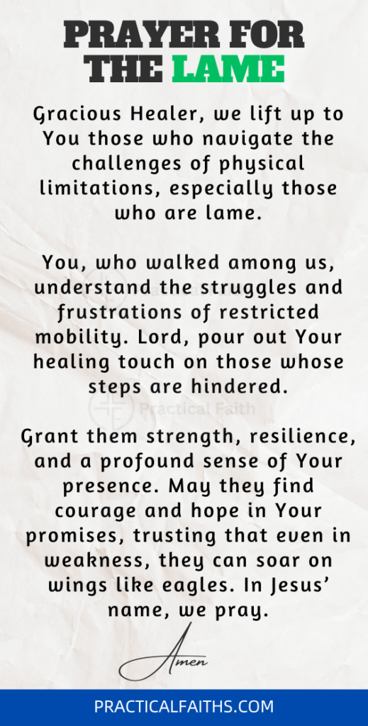 healing journey prayer