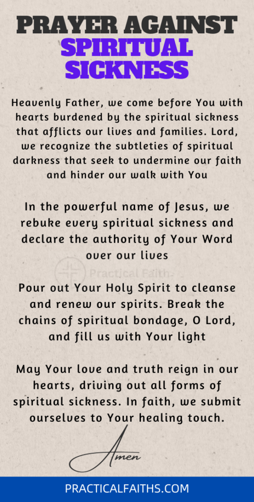 healing journey prayer