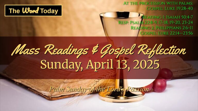Daily Mass Reading of the Day
