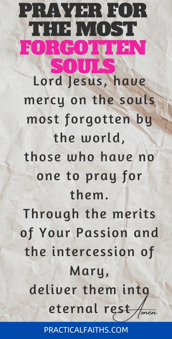 10 Powerful Prayers for the Poor Souls in Purgatory - Practical Faith